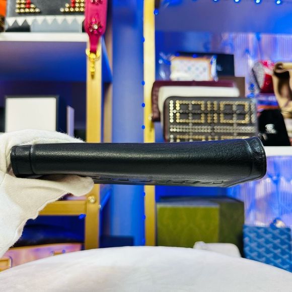 Louis Vuitton Black Dark Infinity Leather Brazza Large Bi-Fold Wallet Virgil Abl - Picture 7 of 15